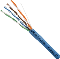 Cable, Cat-5E, 350 MHz, CMP BLUE, 1000/box