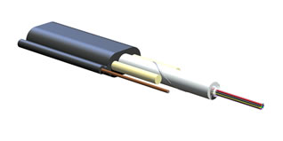 Corning Altos 12-Fiber Toneable Drop Fiber Optic Cable Single Mode 