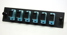 Panel, Adapter, 6-Port, Loaded with SC Adapters