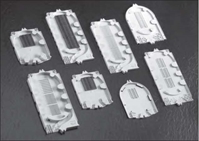 Tray, Splice Low Profile,12 Count w/plastic splice block-single fusion splices