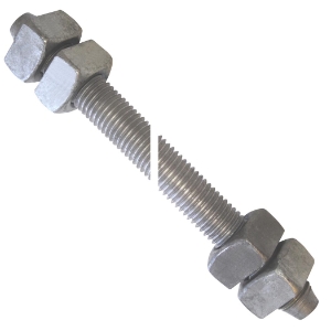 Bolt, Double-Arming, Square Head, 5/8 x 20" 
