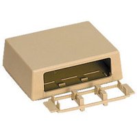 Box, Surface Mount, 3-Port, Electic Ivory 