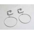 Bracket, Strand mount, offset adjustable for 6.5x17 and 6.5x22 dome enclosures 