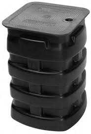 Channell Grade Level Box, 11"x11"x16", HDPE, Light-Duty, EMS Marker 