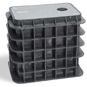 Channell Handhole BULK1, HDPE. Tier 22 One Piece Lid 