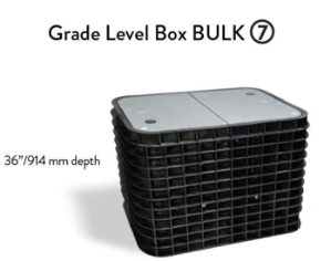 Channell Handhole BULK7, HDPE. 30x48x36. Tier  22 Two Piece Lid  