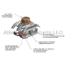 Clamp, Bonding, K1 Bronze. 1/4" and 5/16" - 2125K1-stk