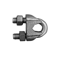Clip, Malleable guy 1/4" 