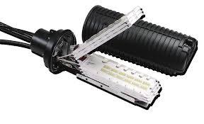 Closure Splice Fiber Optic Size A4 4 Round Ports 