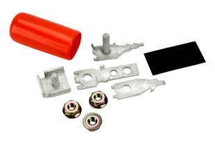 Connector, Shield Bond for fiber optic cable 