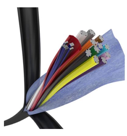 Corning 3456-Fiber RocketRibbon Extreme Density Single Jacket Non-Armored Gel Free Cable  