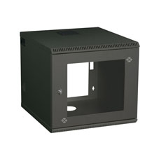 Enclosure, Wallmount, 6U, Reversible Hinged Door 