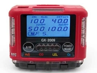 Gas Detector, 4 Gas Handheld, Monitor and Charger, Model #GX-2009 