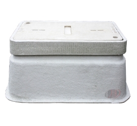 Handhole, FRP, 17x30x24, PC ring and cover 