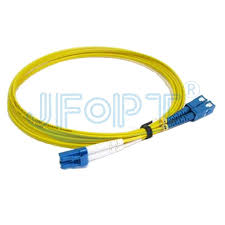 Jumper, Singlemode, Duplex, 8M-ST-SC/UPC-SM-DP, 8 Meter ST-SC LSZH Jacket 