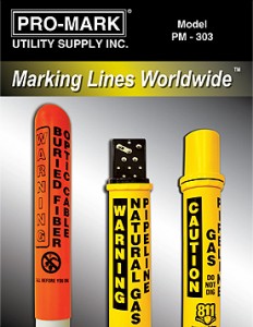 Marker, Test Station, 3" x 6', Orange (TS3) Test Station 