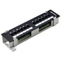 Patch Panel, CAT-6, 12-Port, Wall Mount 