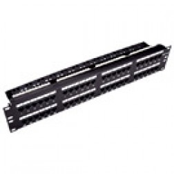 Patch Panel, CAT-6, 48-Port, 2U 