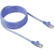 Patchcord, CAT-6, 550MHZ, Ferrari Boot, 15-foot, Blue 