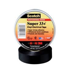 Tape Vinyl super 33+ Black 3/4" x 66 