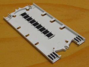 Tray, Splice, 36 Count, Lite-Grip Long, Standard Profile, Single Fusion, Capacity:  180, Min: 15...