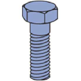 Unistrut, Screw, Unistrut Hex Head Cap, HHSC050200EG,1/2- 2", 100 PK