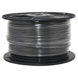 Wire, Copper THHN,1 Conductor, 12 AWG Solid, PVC-POLYVINYL CHLORIDE BLK UNSHIELDED 