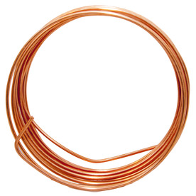Wire, Ground, #6, stranded, bare copper