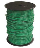Wire, THHN #2 AWG Stranded, L3, Power Cable, Green