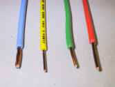 Wire, Tracer, #10, Solid Copper, PE 15 mil, 2500ft reel 