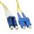 Jumper, Singlemode, Duplex, LC-SC, 100-ft