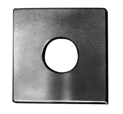 Washer, Square, Flat, 2.25". 100/pkg