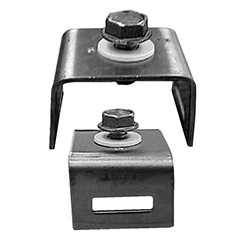 Bracket, 1-Bolt, Straight, for Banding.  50/pkg