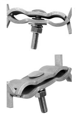 Clamp, Guy, 1/2" One Bolt, 1-7/16" X 1-9/16" Plates