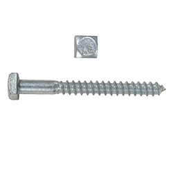 Screw, Coach, 1/4" x 2"  50/pkg