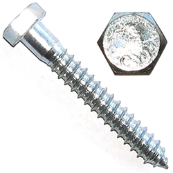 Screw, Lag, Hex Head, 1/2 x 4"  50/pkg
