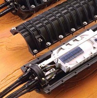 Closure, Coyote  8.5" x 22", RUS Listed, Capacity of 396 Single Fusion Splices