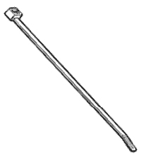 Cable Tie, 14.5" Natural, 50-lb Rated, 500-pkg
