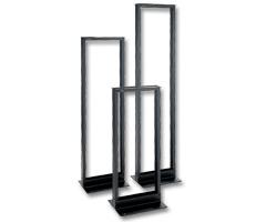Rack, Equipment 19"x84" Black aluminum 45 RU's