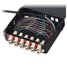 Enclosure, Drawer,18 Port, 1RU Fiber, Loaded With 18 SC/UPC Adapters. (3-each of 616-SC)