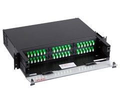 Enclosure, Rack Mount, 36-Port, Black