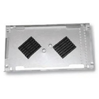 Tray, Splice, Aluminum, Black Powder Coated, Small (11.75-in X 4.0-in) with Clear Cover