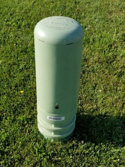 Channell Challenger Pedestal Housing 10x22" Round Polyethylene 