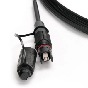 OptiTap® SC APC to stub end, Single-mode (OS2), 100 ft 