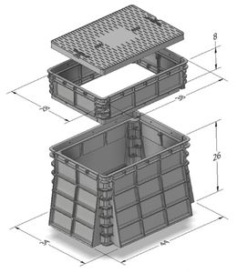 SwitchBlade Folding Handhole/Fiber Containment Vault 