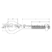 Bolt, Eyebolt, Ovaleye, Straight, 5/8"x10"    35/pkg - 4103