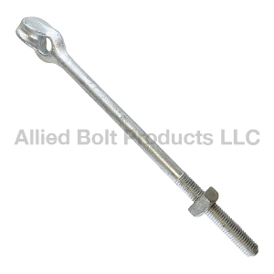 Bolt, Straight Thimble-eye, 5/8 x 18" 